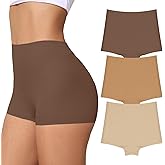 FallSweet BoyShort Underwear for Women No Show Seamless Panties Smooth Boxer Briefs Stretch Shorts