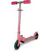 Limited Too Kick Scooter for Girls 5-12 Years, Light-Up Wheels, Glitter Deck, Adjustable Handlebar, Foldable 2-Wheel Kids Scooter, Holds up to 75 lb