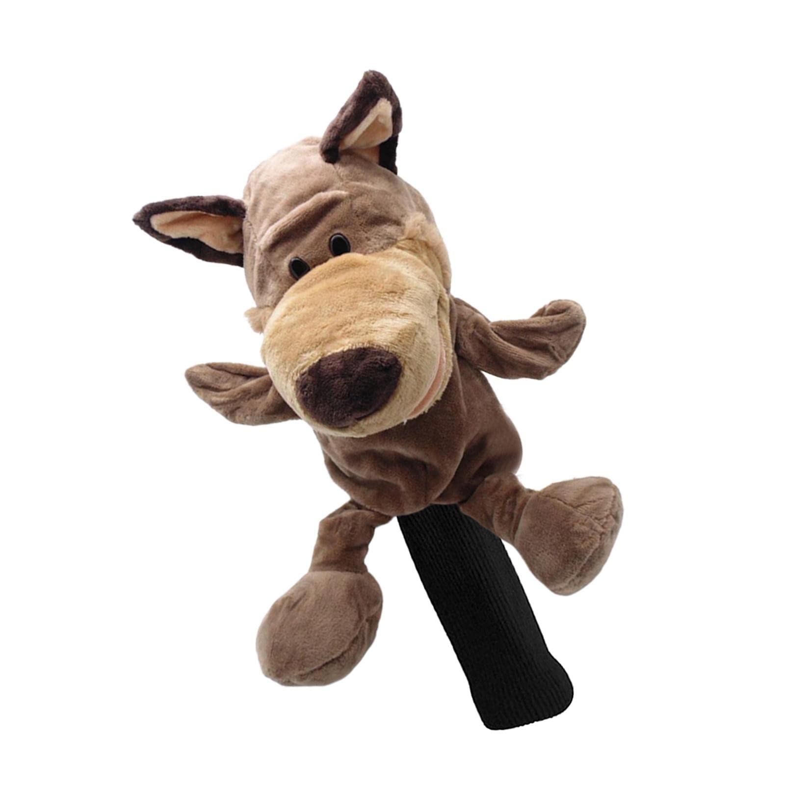 Colcolo Golf Club Headcover Animal Wood Driver Head Cover Replacement Sleeve Funny for Golf Bag Accessories Outdoor Sports Women Men Golfer, Wolf