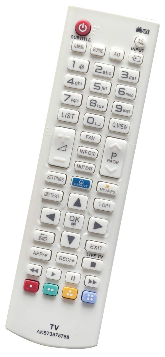 ALLIMITY AKB73975758 Remote Control Replace for LG LED LCD 3D Smart TV 28LB490B 28LB490U 32LB582U 32LB582V 32LF5800 32LF580V 40UB800V 42LB580V 42LB5820 42LB582V 47LB5820 47LB582V 50LB582V