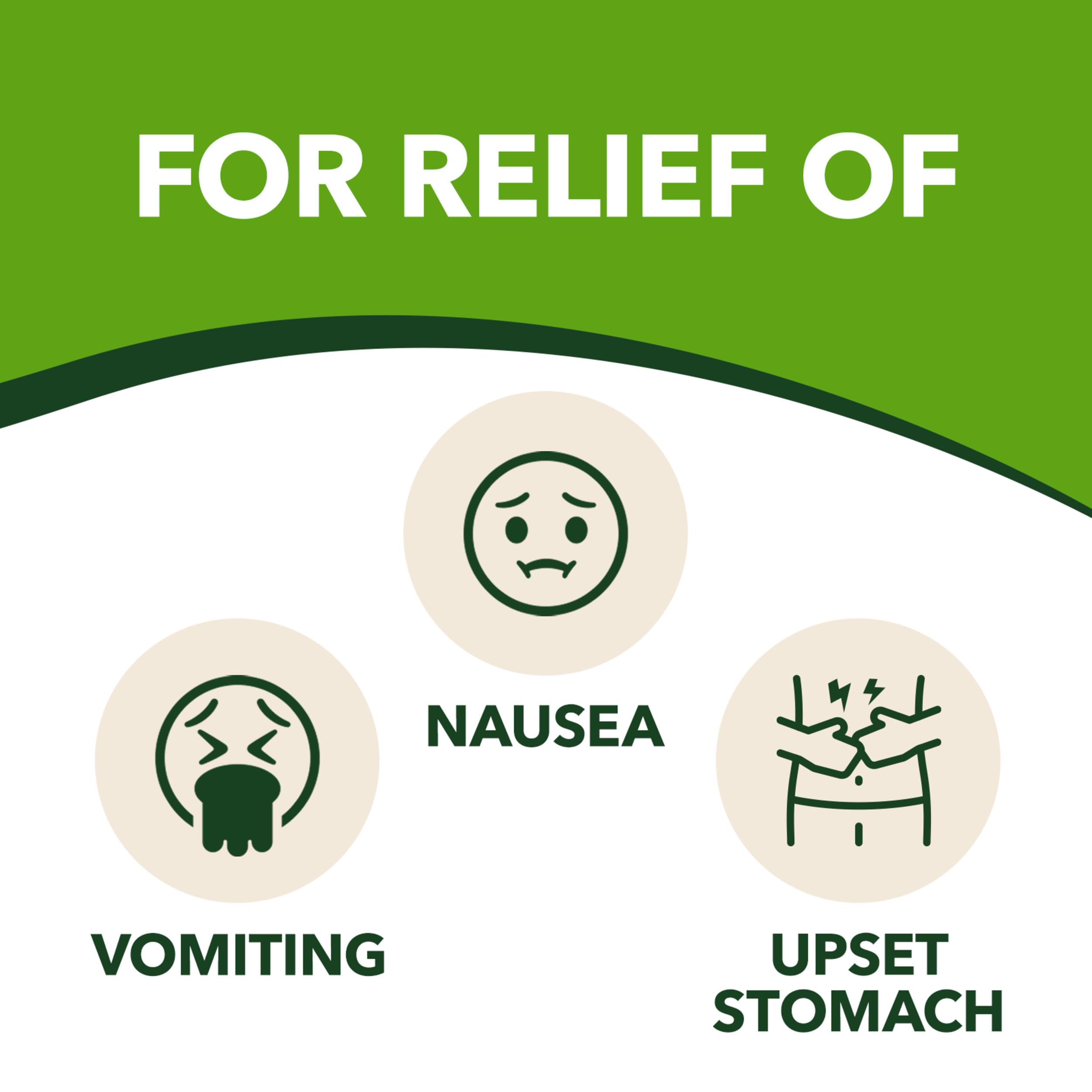 Gravol Ginger Tablets for Upset Stomach and Nausea, 20ct​
