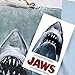 Jaws Shark Original Movie Poster T Shirt (Medium)