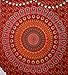 RawyalCrafts- Red Peacock Mandala Tapestries, Hippie Wall Hanging Tapestries, Throw Bedspread, Hippie Wall Tapestry, Handicrunch Dorm Decor