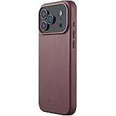 Mujjo Leather Case for iPhone 17 Pro Max – MagSafe Compatible - Bronze Red