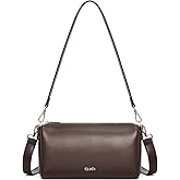 CLUCI Crossbody Purses for Women,Minimalist Barrel Purse,Designer Barrel Bag with 2 Detachable Straps