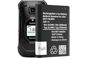 HANTOLK SCP-73lbps Battery Replacement Battery for Kyocera DuraXV Extreme E4810 Verizon Flip Phone SCP73LBPS