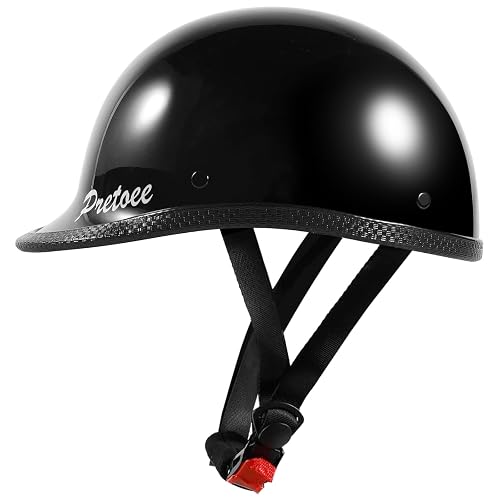 cheap polo style motorcycle helmet Dot Black  BikerLid Always dry the quick release buckles To measure your head for the correct size take a tape measure just above your brow around your head just at the top of your ears Polo Motorcycle Half Helmet Matte
