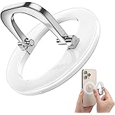 SUPERONE for MagSafe Phone Grip, Adjustable Magnetic Phone Ring Holder, Removable Finger Phone Ring Kickstand Compatible with MagSafe Accessories Only for iPhone 17/16/15/14/13/12 Series