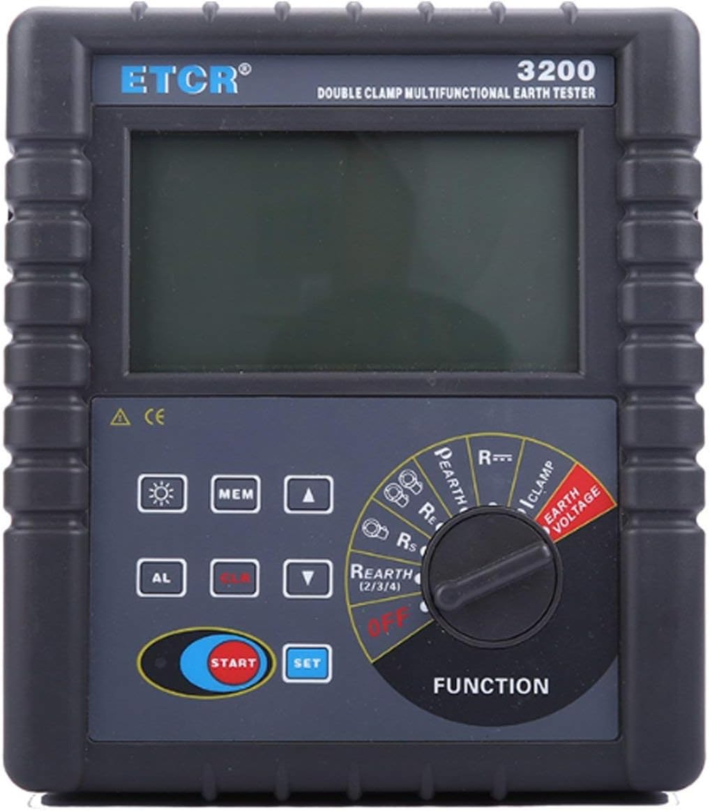 PENFU Digital Clamp Meter Double Clamp Grounding Resistance Tester of