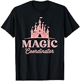 Magic Coordinator Cute Castle Graphic for Fantasy Lovers T-Shirt