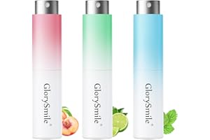 GlorySmile Oral Breath Spray, Mouth Spray Breath Fresheners, Sugar-Free, Removes Bad Breath for Adults, Mint, Peach, and Lemo