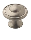 Amerock | Cabinet Knob | Satin Nickel | 1-3/16 inch