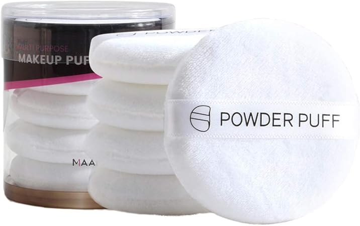 Amazon Raynag 5個入 パウダーパフ ルースパウダー パフ フェイスパウダー パフ 厚型タイプ メイクアップパフ フェイスパウダー用替パフ 舞台メイク用 ふわふわ 直径5 5cm Raynag メイク用スポンジ パフ 通販