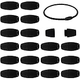 Mini Skater 100 Sets/200 Pieces Plastic Breakaway Clasps Bead Barrel Connectors Safety Clasps for Lanyards Necklaces Paracord Bracelets Jewelry Making DIY Crafts Projects (Dia 4mm Hole)