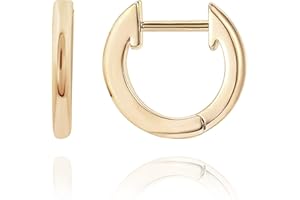 PAVOI 14K Gold Plated Ear Cuff | Gold Huggie Earrings for Women | Dainty Cuff Earrings & Small Hoops | Trendy Fashion Jewelry