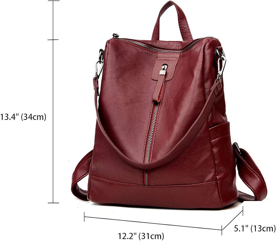 AINUOEY Women's Backpack Handbags Rucksack Shoulder Bags PU Leather Mini Kawaii Anti-theft - Image 5