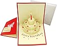 Happy Birthday Cake Pop Up Greeting Card