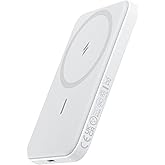 Anker 621 Magnetic Portable Charger (MagGo), 5,000mAh Wireless Power Bank with USB-C Cable, Magsafe-Compatible Battery Pack for iPhone 16/15/14/13/12 Series