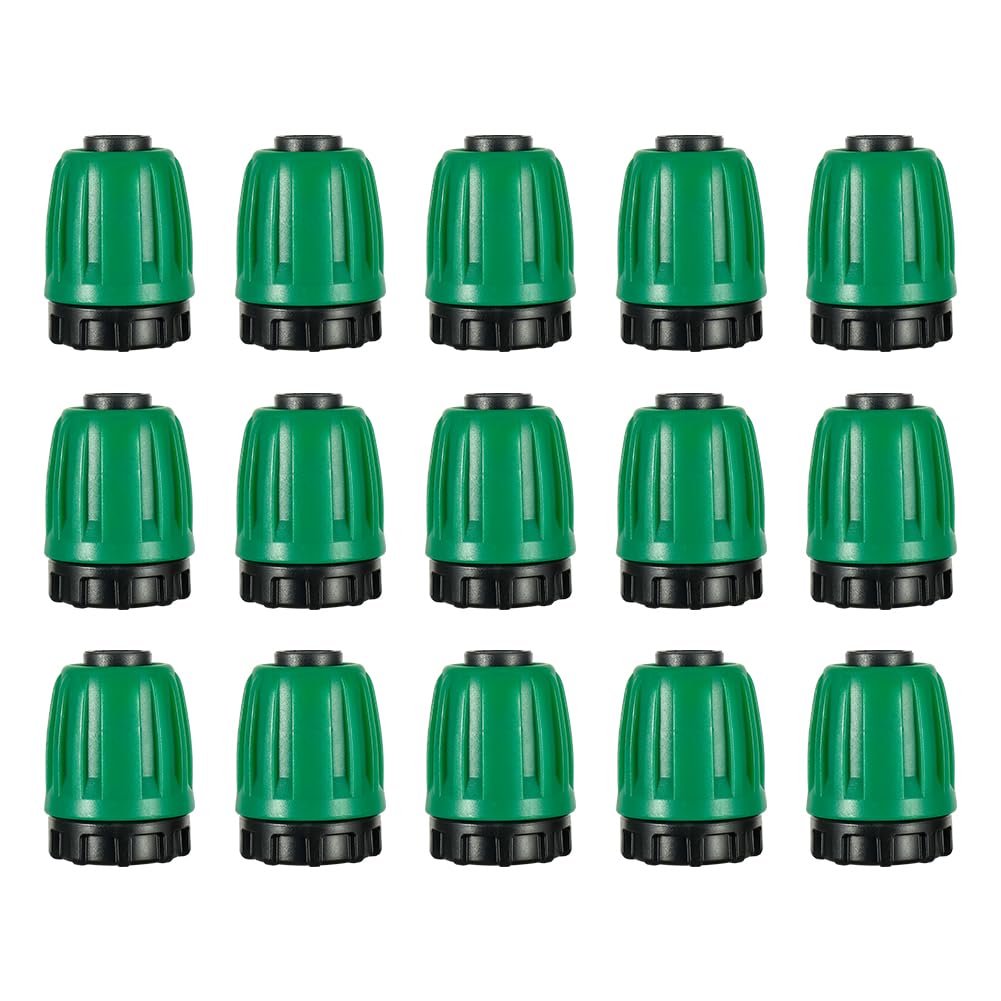 Photo 1 of 15 Pcs 1/2 Inch Irrigation Tubing End Plugs Drip Irrigation Fittings Drip Line Plugs End Cap for 1/2" irrigation tubing Drip Irrigation System Connection Parts