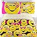 Emoji 3 Piece Microfiber Sheet Set with Pillowcase - Twin