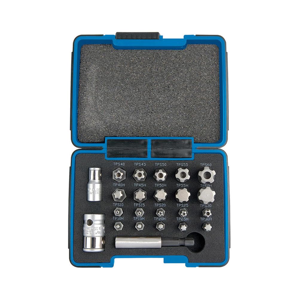 Draper TXP23/KIT 1/4/3/8-Inch Square Drive TX-Star Plus Bit Set