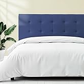 Ashton Sheets 100% Egyptian Cotton King Size Duvet Cover - Luxury 600 Thread Count Duvet Cover King Size (1 PC, White), Soft, Cooling Sateen Weave Comforter Cover with Zipper Closure & 7 Corner Ties