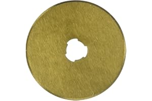 EURO-NOTIONS EURO NOTIONS Roll The Gold! 45mm Titanium Coated Rotary Cutting Blade -10 per Package