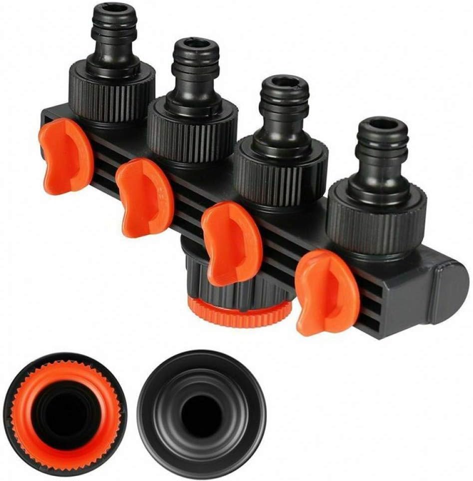 CfMdNb Hose Splitters Irrigation Adapter 4 Way Hose Splitters For