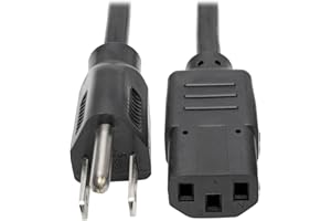 Tripp Lite P006-004 4 Feet NEMA 5-15P to IEC-320-C13 18AWG Power Cord