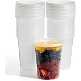 BINO | 32 Oz Deli Containers with Lids - 20 Pack | Food Storage Containers with lids | Freezer Safe, Microwaveable Plastic Containers with Lids for Meal Prep, Leftovers, Soups, Salads Takeout Catering