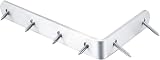 Yibaijia 4 Pcs Shelf Brackets L Shaped Steel Right Angle Wall Support Brackets view 4