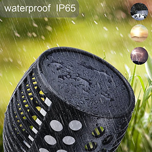 Sumaote Solar Path Torch Lights 96 LED Dancing Flame Lighting Flickering Tiki Torch Waterproof Wireless Outdoor Landscape Lights Dusk to Dawn Auto On/Off for Garden Patio Yard Driveway Pathway, 1 Pack - Thumbnail 3