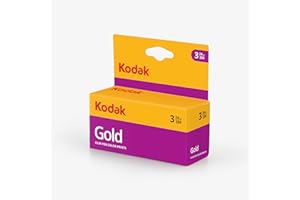 Kodak 6033971 Gold 200 Film (Purple/Yellow) - 3 Rolls - 24 Exposures Per Roll