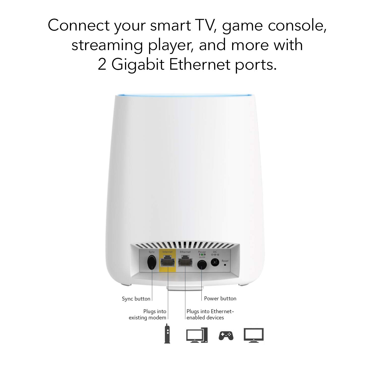 NETGEAR Orbi Whole Home MeshReady WiFi Router (RBR20) Discontinued