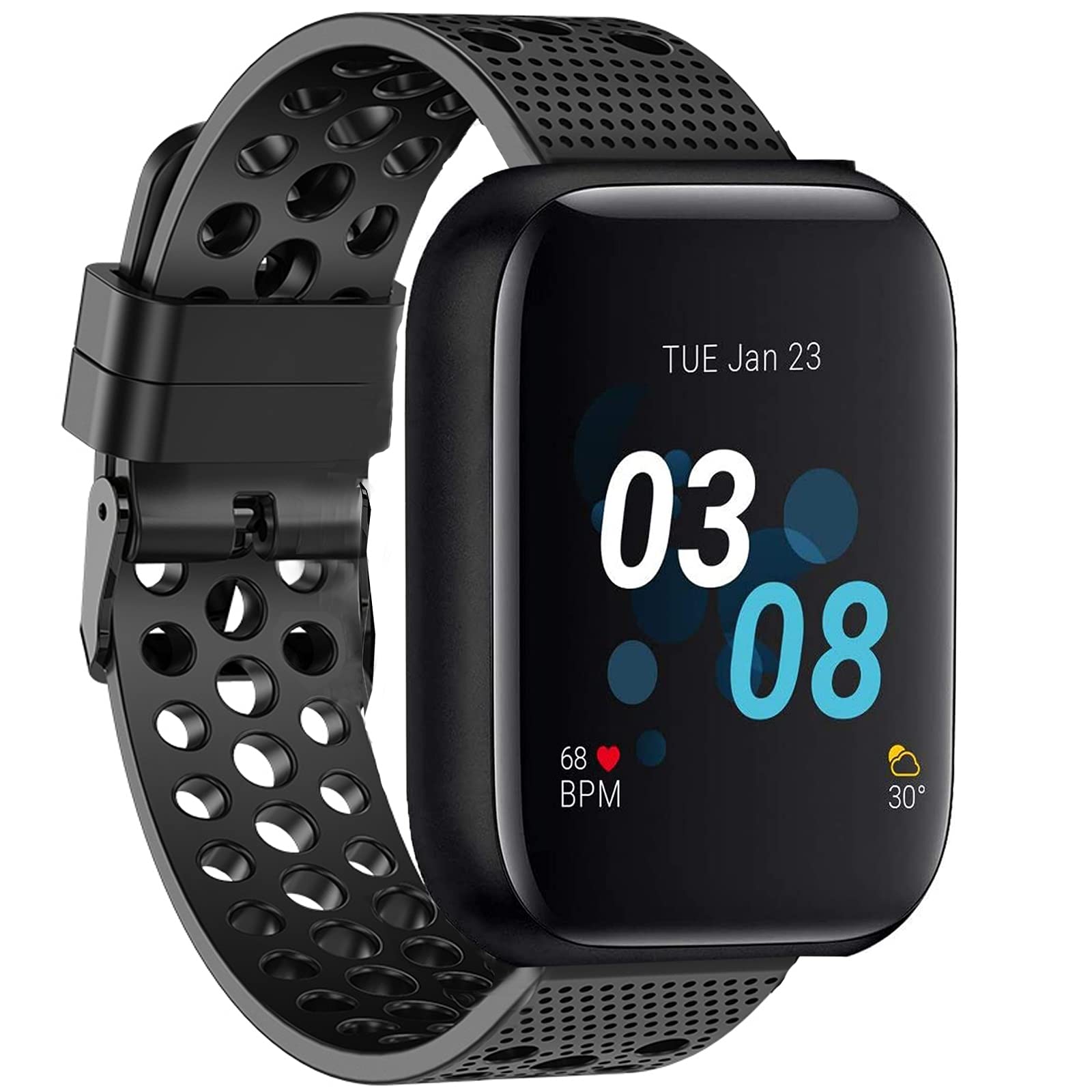 Giaogor Bracelet Compatible with iTouch Air 3 Smartwatch, Sport Silicone Classic Replacement Watch Strap for iTouch Air 3 Smartwatch
