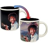Bob Ross Heat Changing Mug - Add Coffee or Tea and a Happy Little Scene Appears - Comes in a Fun Gift Box
