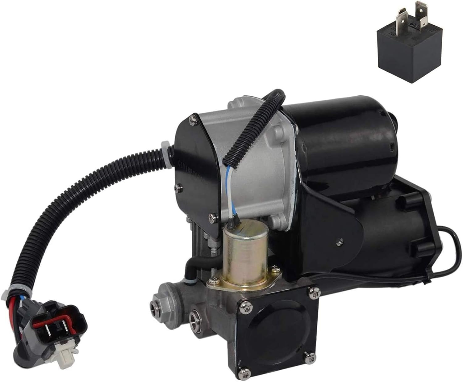 LR023964 Hitachi System Air Suspension Compressor Pump Fits for Land Rover LR3 LR4 Range Rover SPORT 2005-2013: Home Improvement