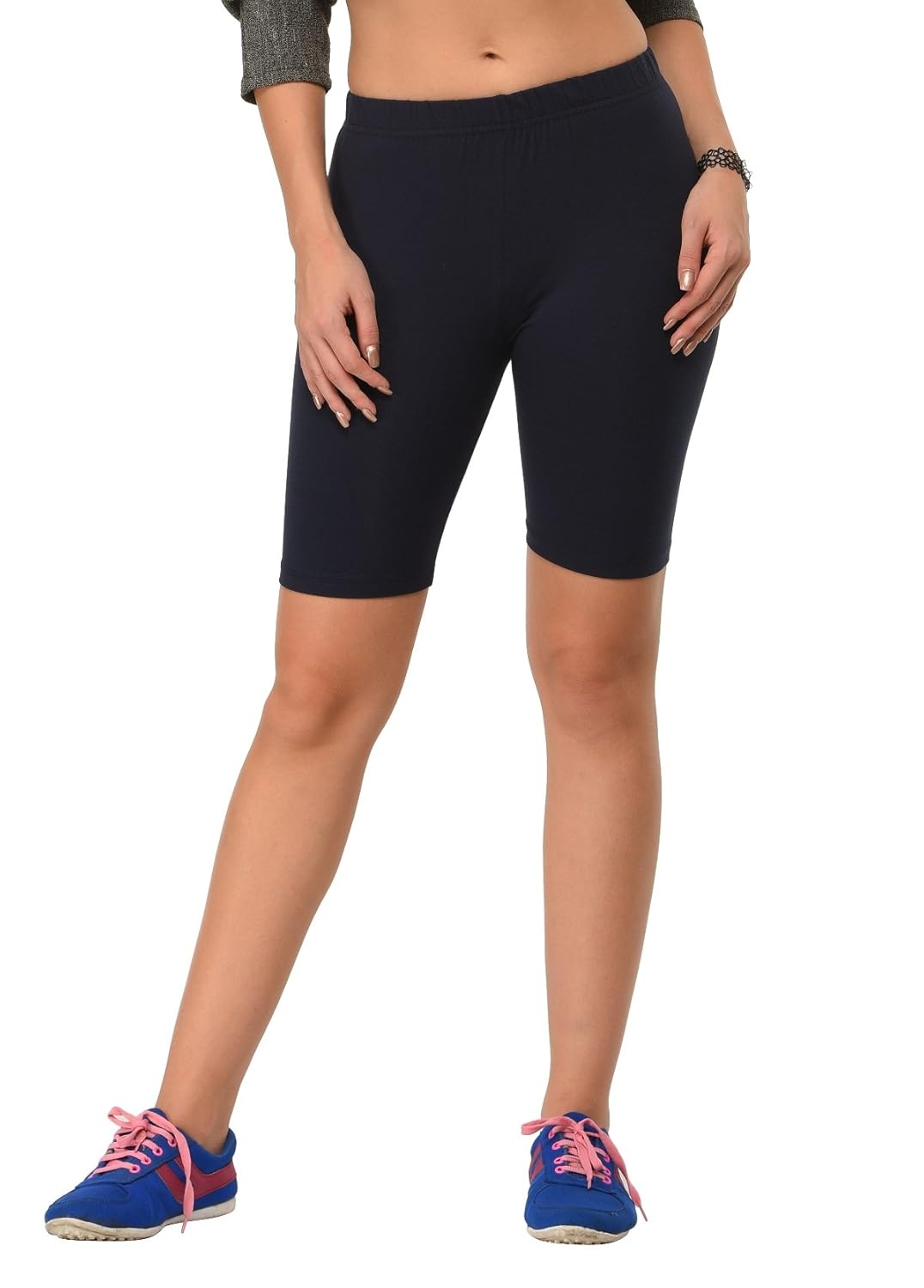 frenchtrendz women cotton spandex cycling shorts