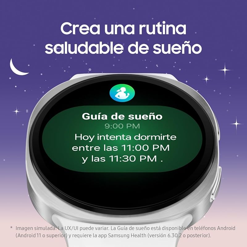 Samsung Galaxy Watch8, 44mm, Bluetooth, Galaxy AI, Smartwatch, Processador de 3 NM, Assistente de Saúde e Sono, Rastreamento Esportivo, 3 anos de garantia + 1 ano extra, cinza escuro (versão espanhola) — foto 4 de 8