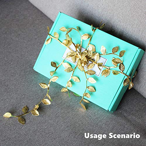 2 Gold+Leaves+Leaf+Ribbon+Trim