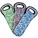 Wine Tote Carrier Bag/Purse For Champagne, Wine, Water Bottles (Paisley Designs)