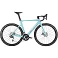SAVADECK Carbon Road Bike, T800 Carbon Fiber Frame 700C Racing Bicycle with Shimano 105 R7000 22 Speed Groupset and Mechanical Disc Brake, Ultra-Light Carbon Bike