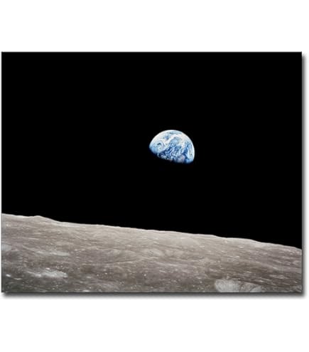 Amazon.com: Earthrise Seen From the Moon 8.5x11