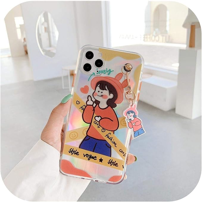 Amazon Xuefeiああ女の子の電話ケースfor Iphone 11 11プロ11プロマックス7 8プラス耐衝撃ソフトtpuかわいいケースカバーfor Iphone X Xr Xsマックス Cute Girl For Iphone Xs Max 家電 カメラ オンライン通販