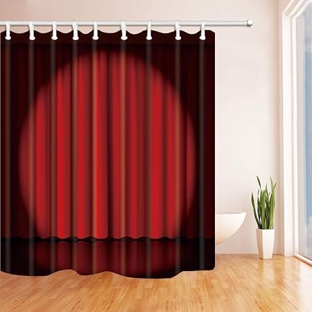 Mmptn Event Show Decor Spotlight On Stage Curtain Bath Curtain