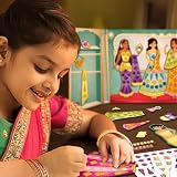 Imagimake DIY Magnetic Dress-Up Indian Princess 30-Piece Set view 3