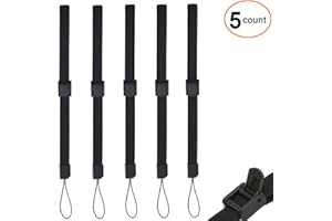 Wrist Lanyard Hand Strap, 5 PCS Universal Wristlet Wristband with Adjustable Slider Lock Compatible with Wii Remote Controlle