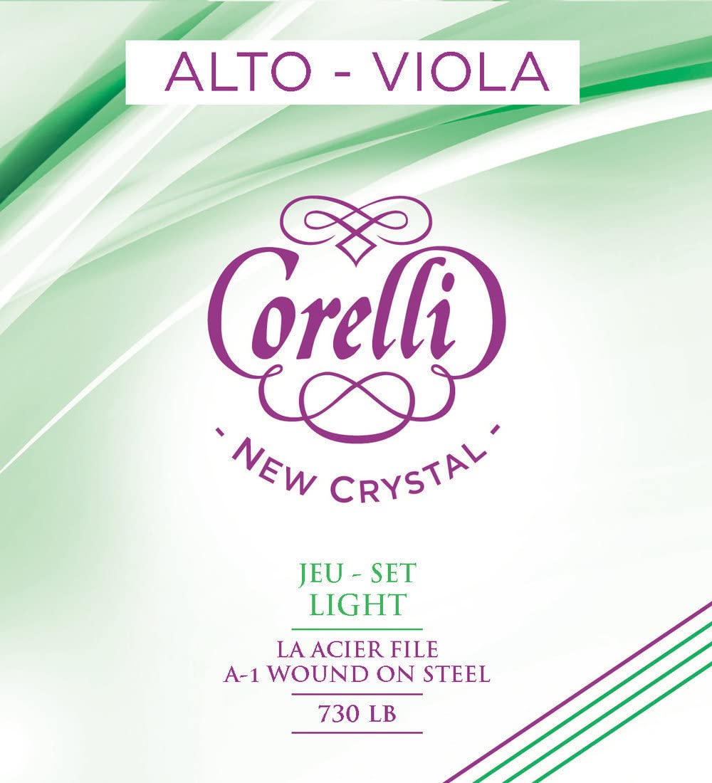 Corelli Viola strings Crystal Set with A ball end Light 730LB