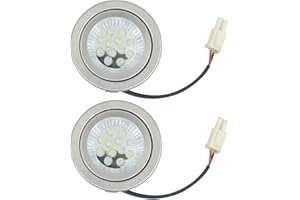 Range Hood Light Bulbs 3W 24V Cooker Range Hood Light with EL Connector Energy Saving Kitchen Cooker Bulbs Replacement 2Pcs S