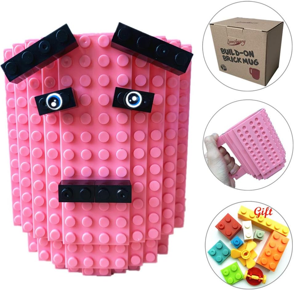 Best Pink Building Blocks Birthday Party